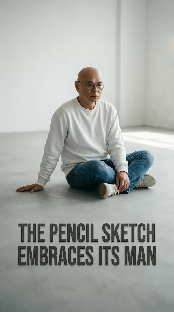 The Pencil Sketch Embraces Its Man