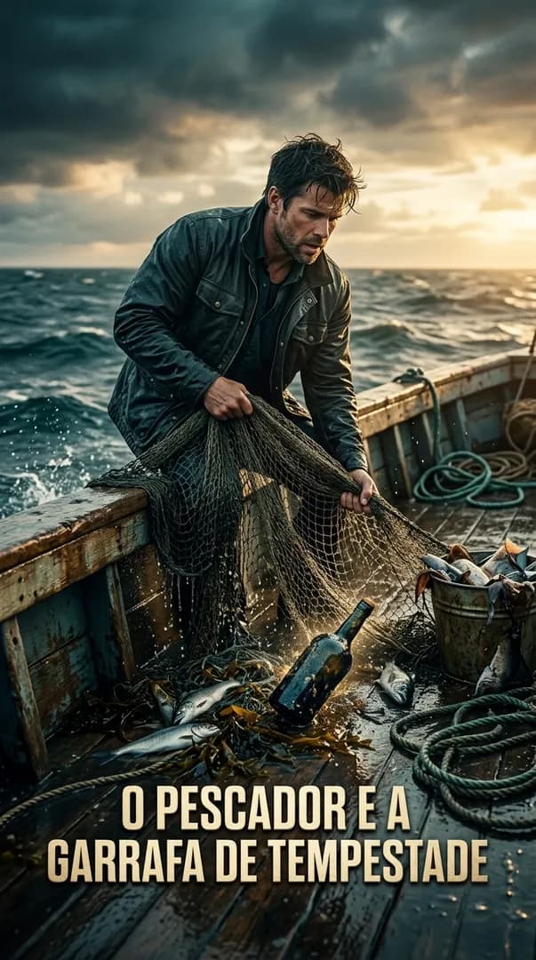 O Pescador e a Garrafa de Tempestade