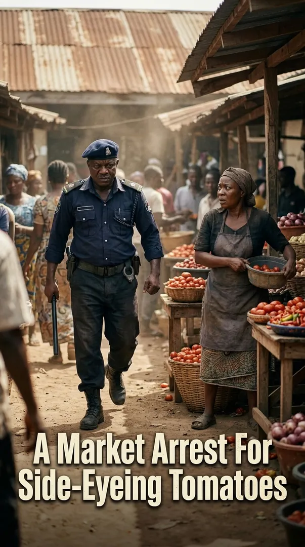 A Market Arrest For Side-Eyeing Tomatoes