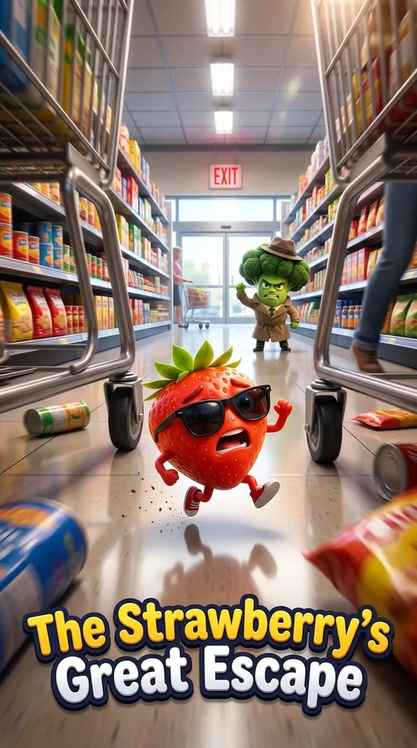 The Strawberry's Great Escape