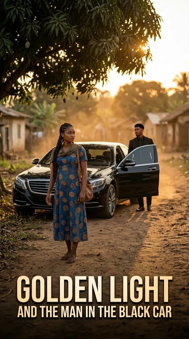 Golden Light and the Man in the Black Car
