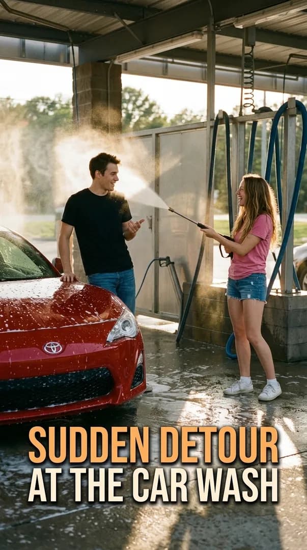 Sudden Detour at the Car Wash