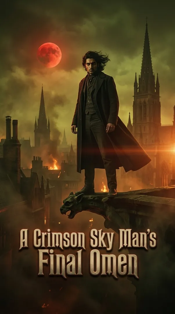 A Crimson Sky Man's Final Omen