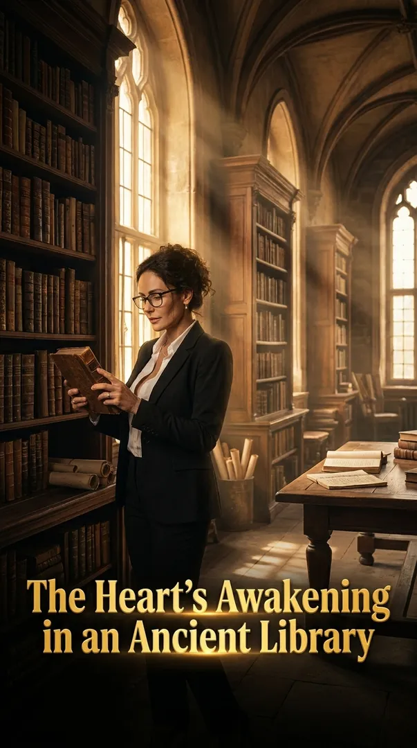 The Heart's Awakening in an Ancient Library