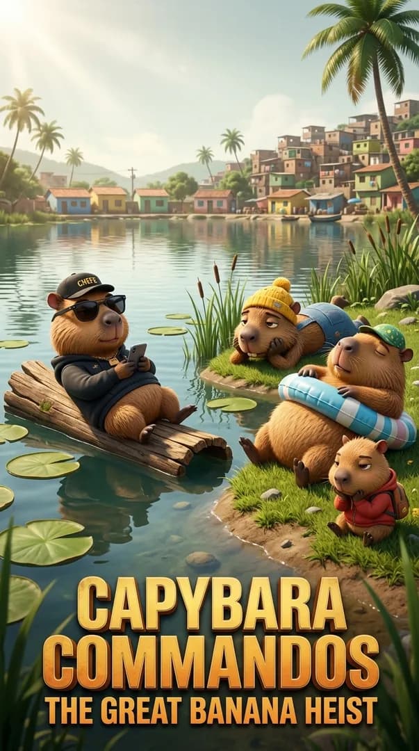 Capybara Commandos The Great Banana Heist