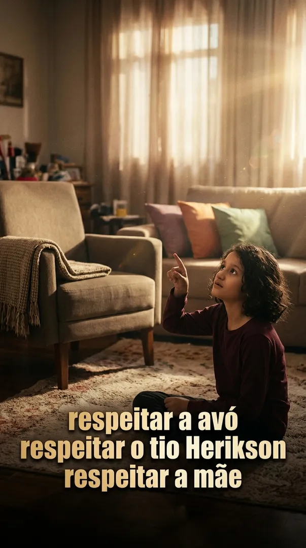 respeitar a avó respeitar o tio Herikson respeitar a mãe