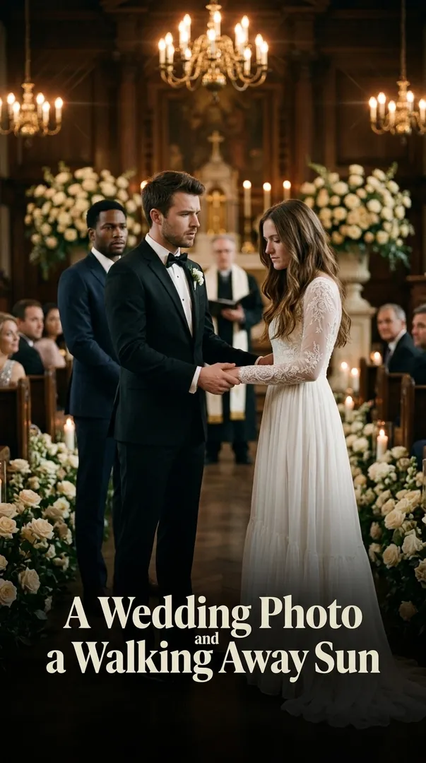 A Wedding Photo and a Walking Away Sun