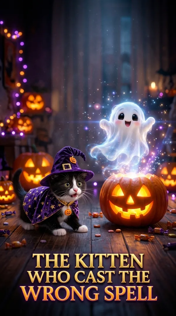 The Kitten Who Cast the Wrong Spell