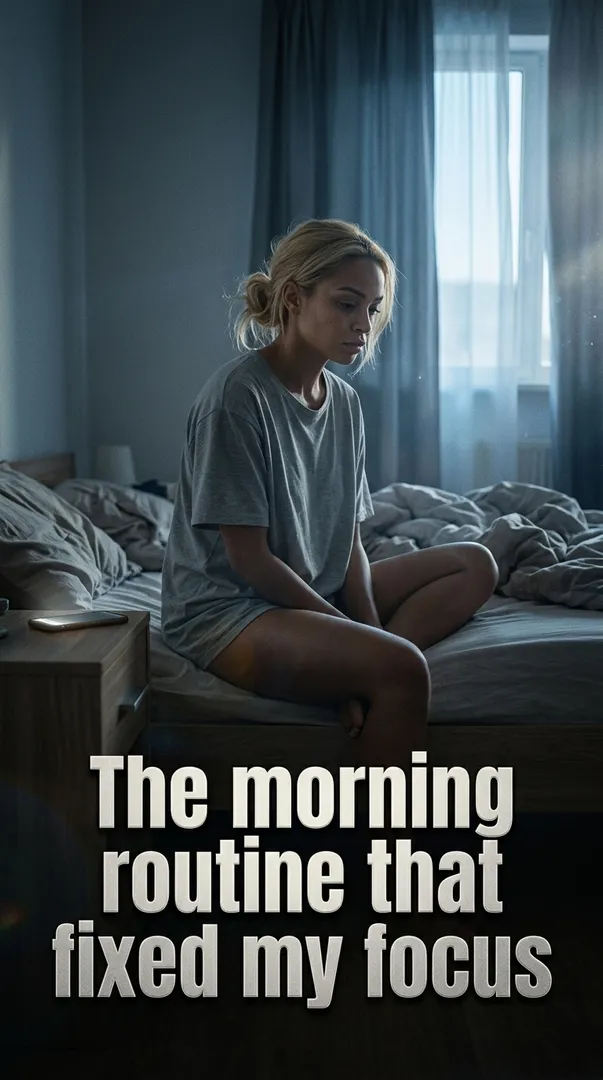 The morning routine that fixed my focus