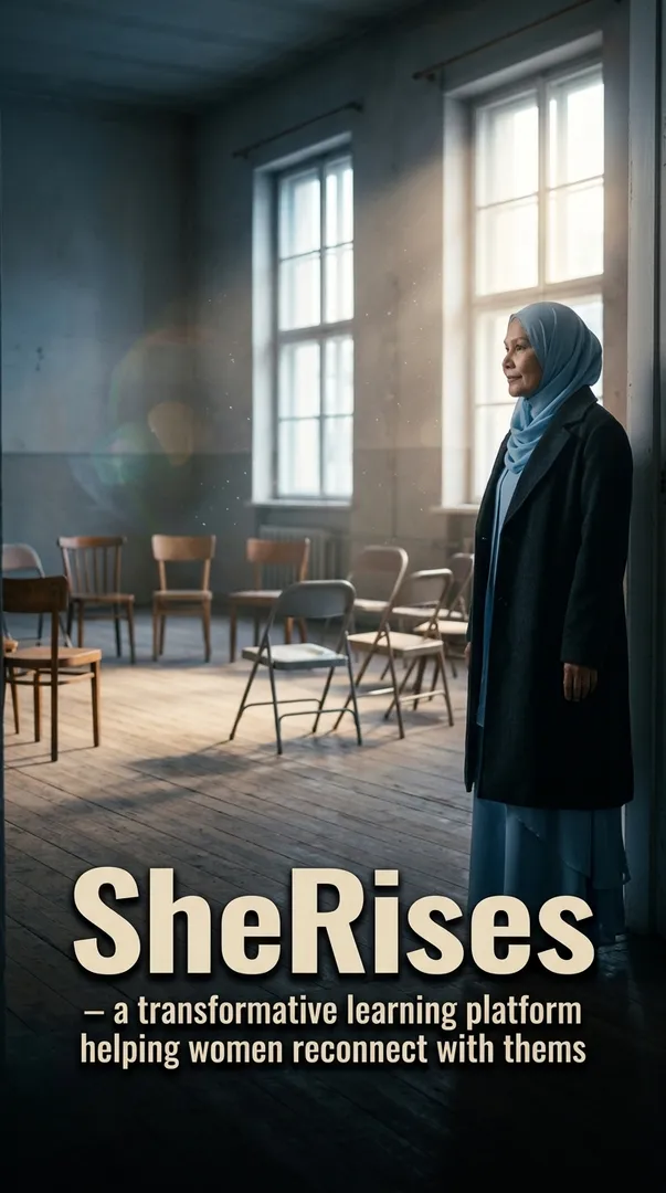 SheRises — a transformative learning platform helping women reconnect with thems