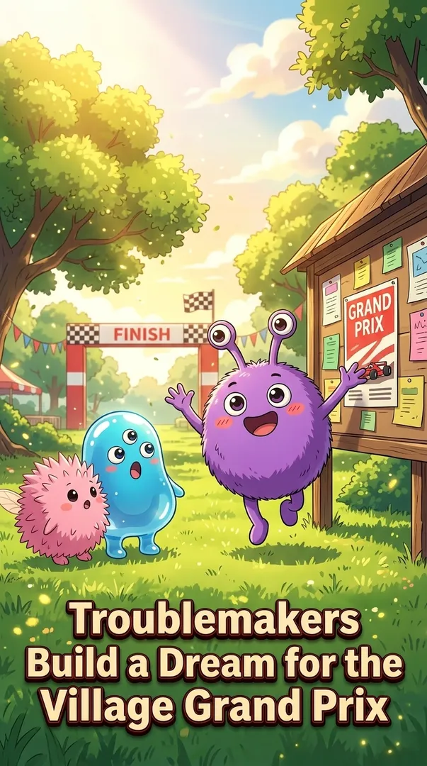 Troublemakers Build a Dream for the Village Grand Prix