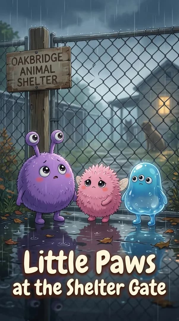 Little Paws at the Shelter Gate