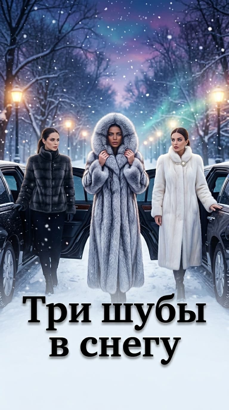 Три шубы на снегу