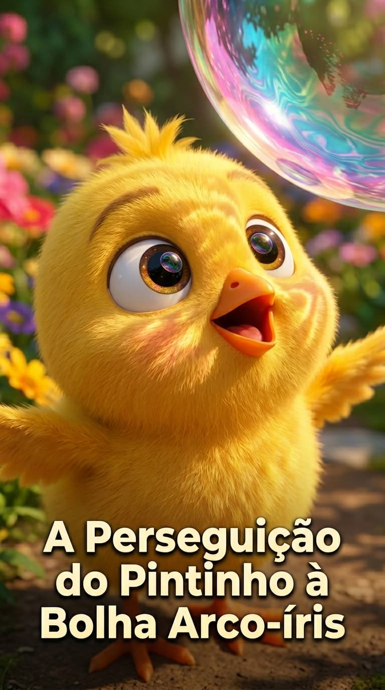 A Perseguição do Pintinho à Bolha Arco-íris