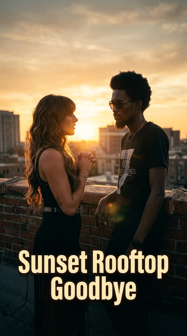Sunset Rooftop Goodbye