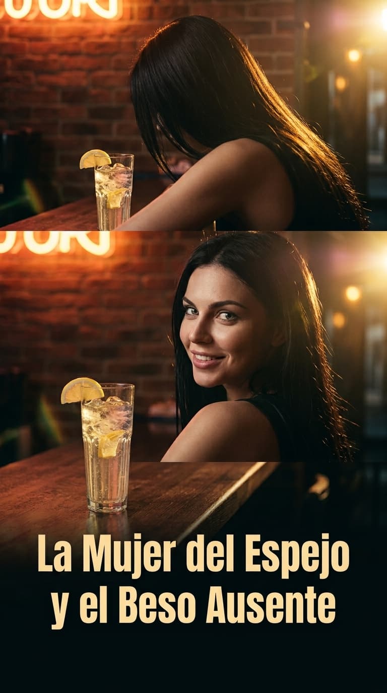 La Mujer del Espejo y el Beso Ausente