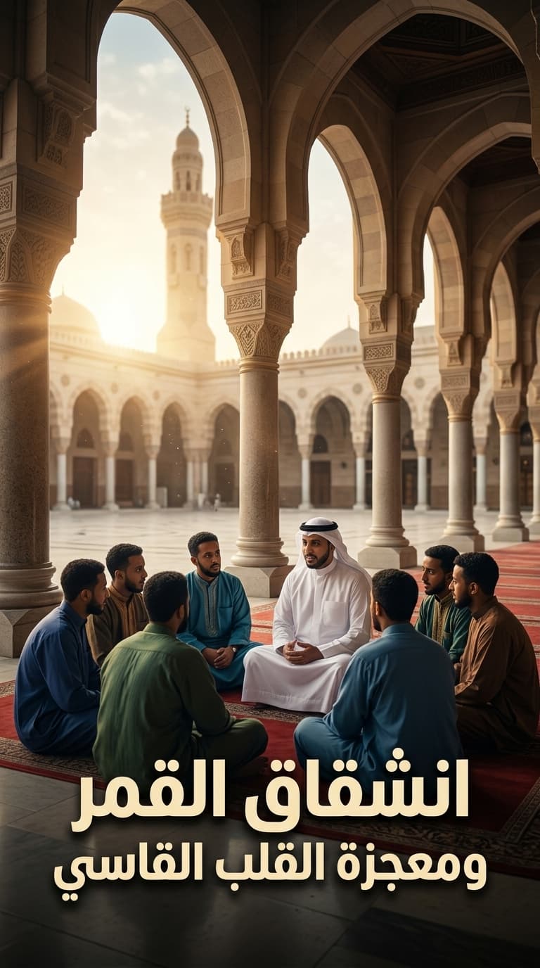 انشقاق القمر ومعجزة القلب القاسي