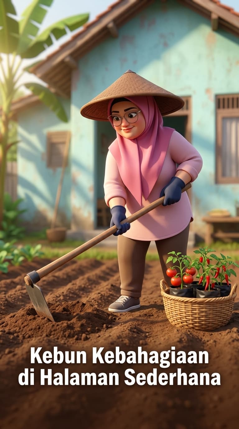 Kebun Kebahagiaan di Halaman Sederhana