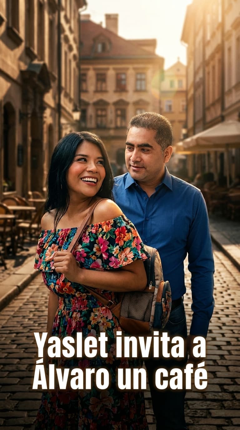 Yaslet invita a Álvaro un café