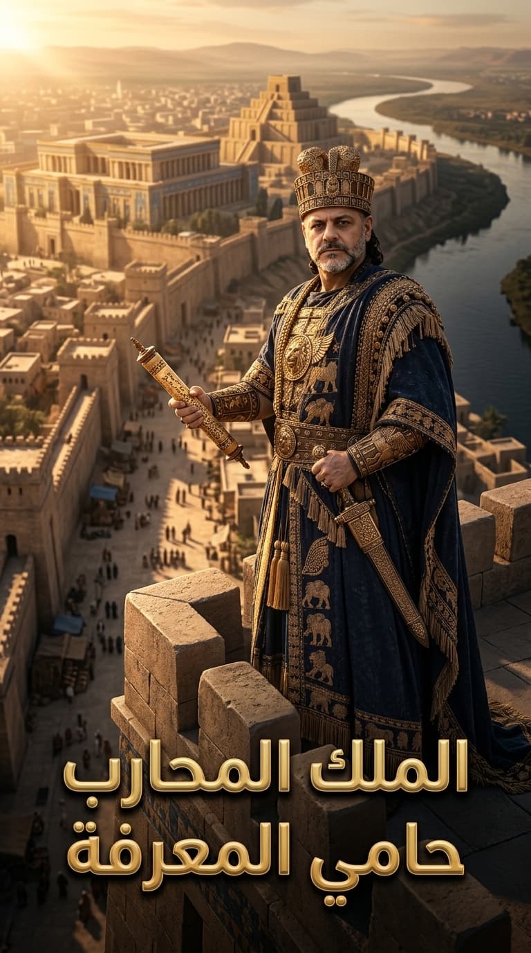 الملك المحارب حامي المعرفة