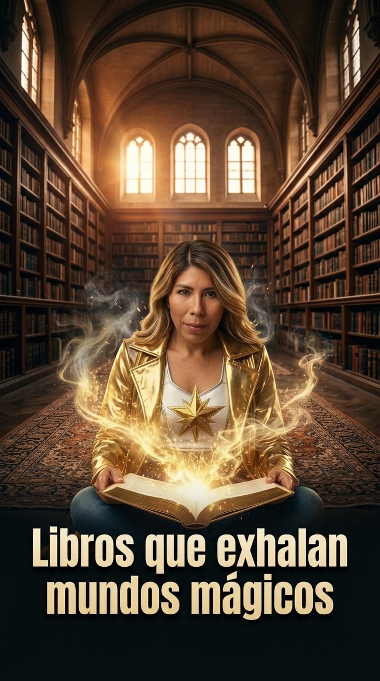 Libros que exhalan mundos mágicos