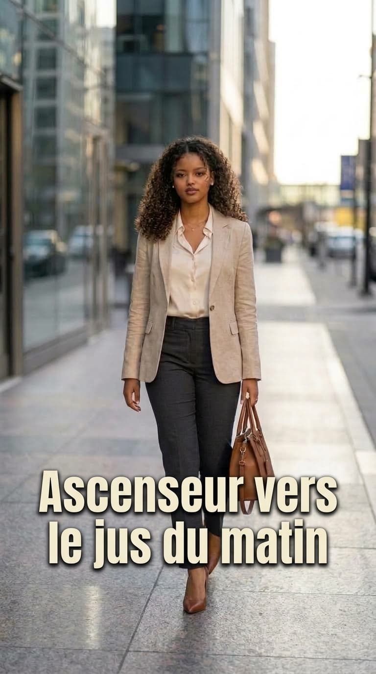 Ascenseur vers le jus du matin