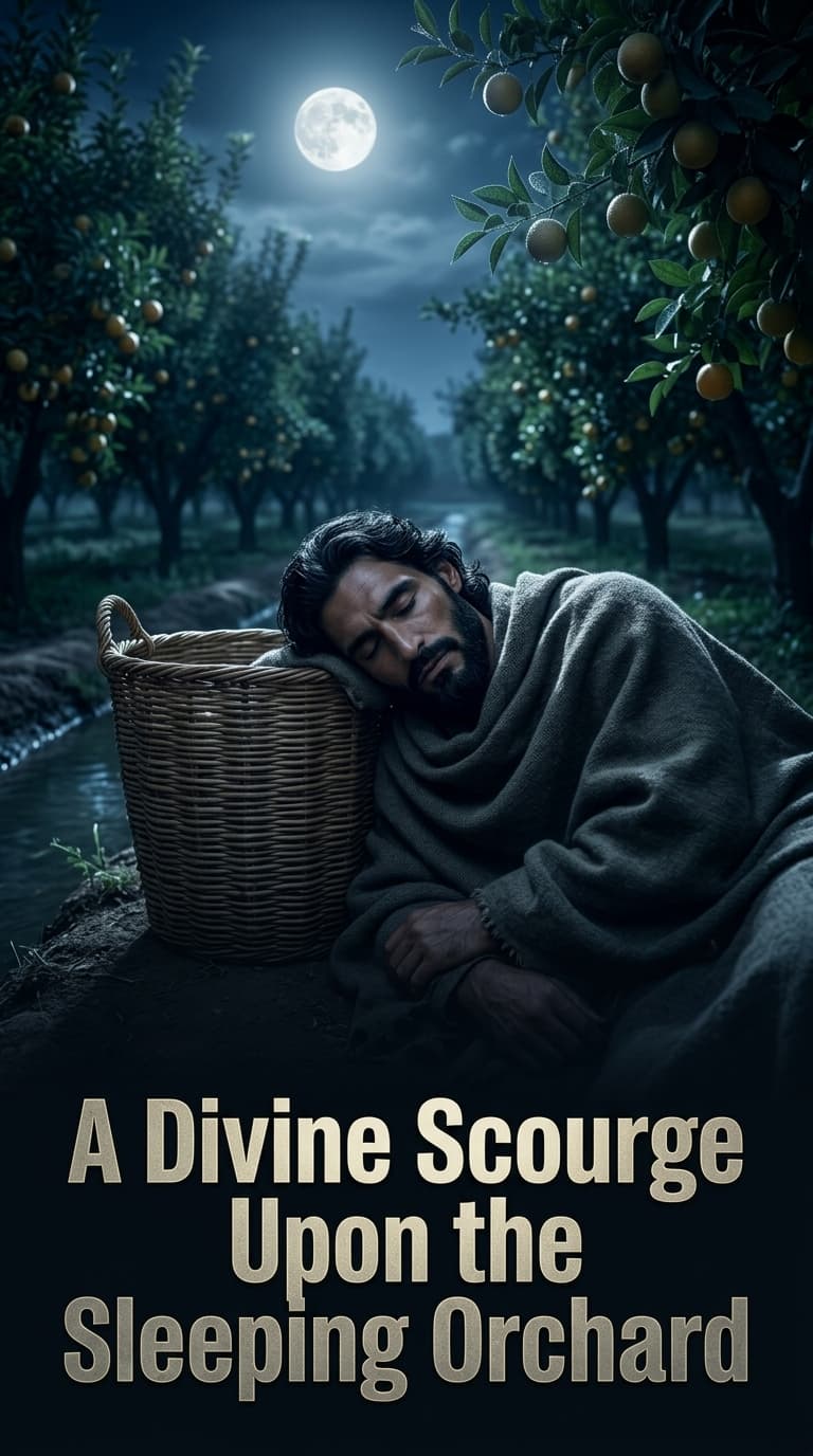 A Divine Scourge Upon the Sleeping Orchard