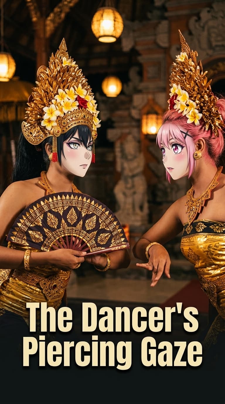 The Dancer's Piercing Gaze