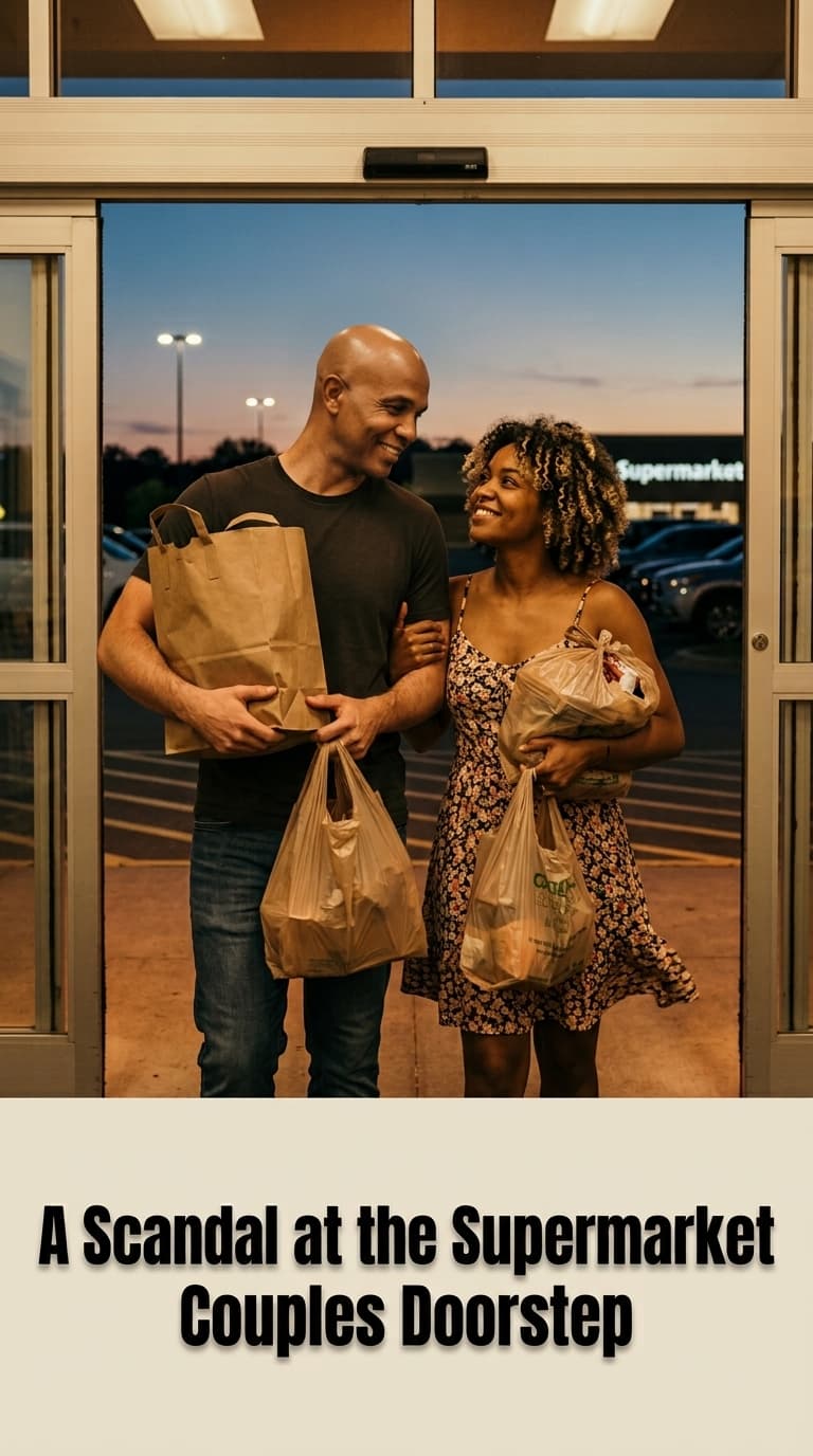A Scandal at the Supermarket Couples Doorstep