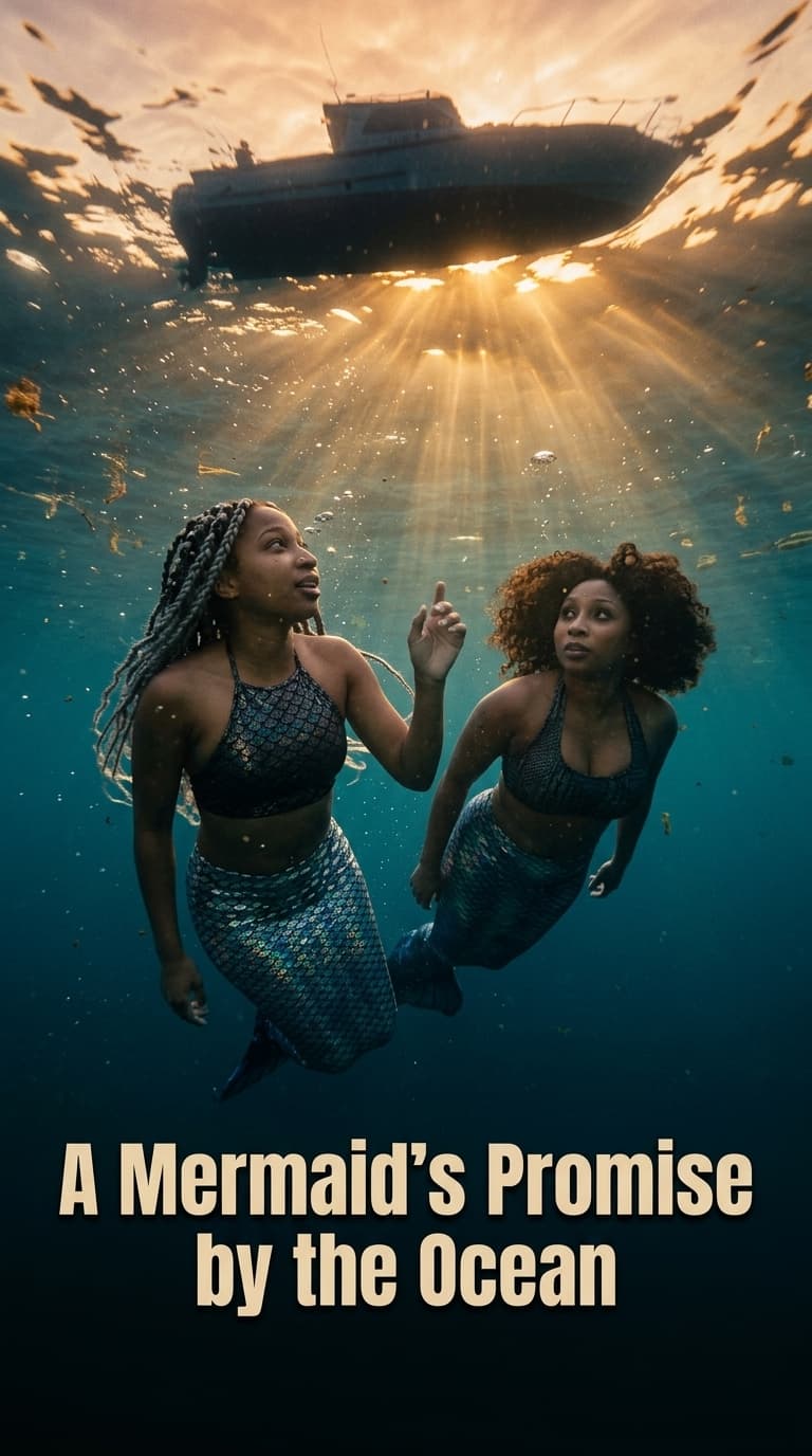 A Mermaid's Promise by the Ocean