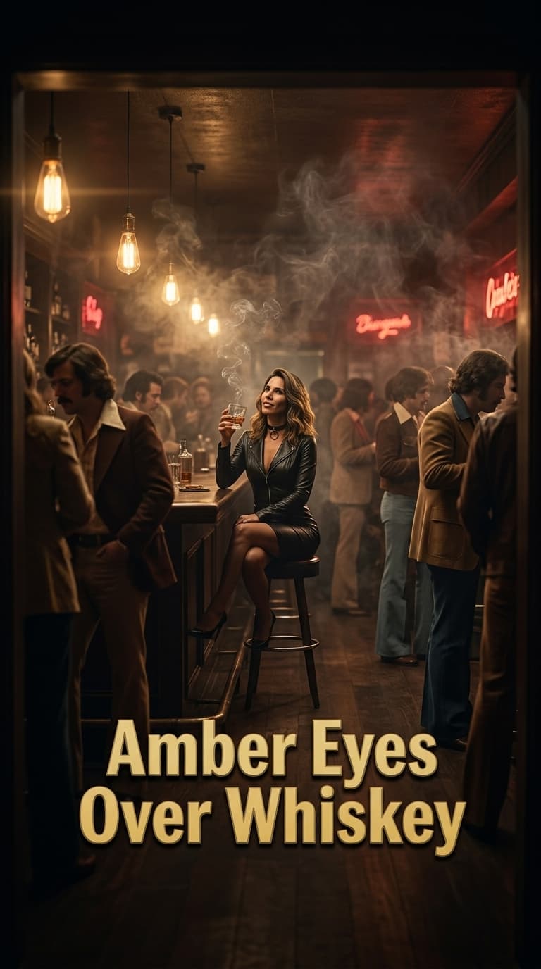 Amber Eyes Over Whiskey