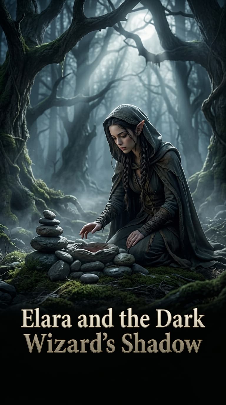 Elara and the Dark Wizard's Shadow
