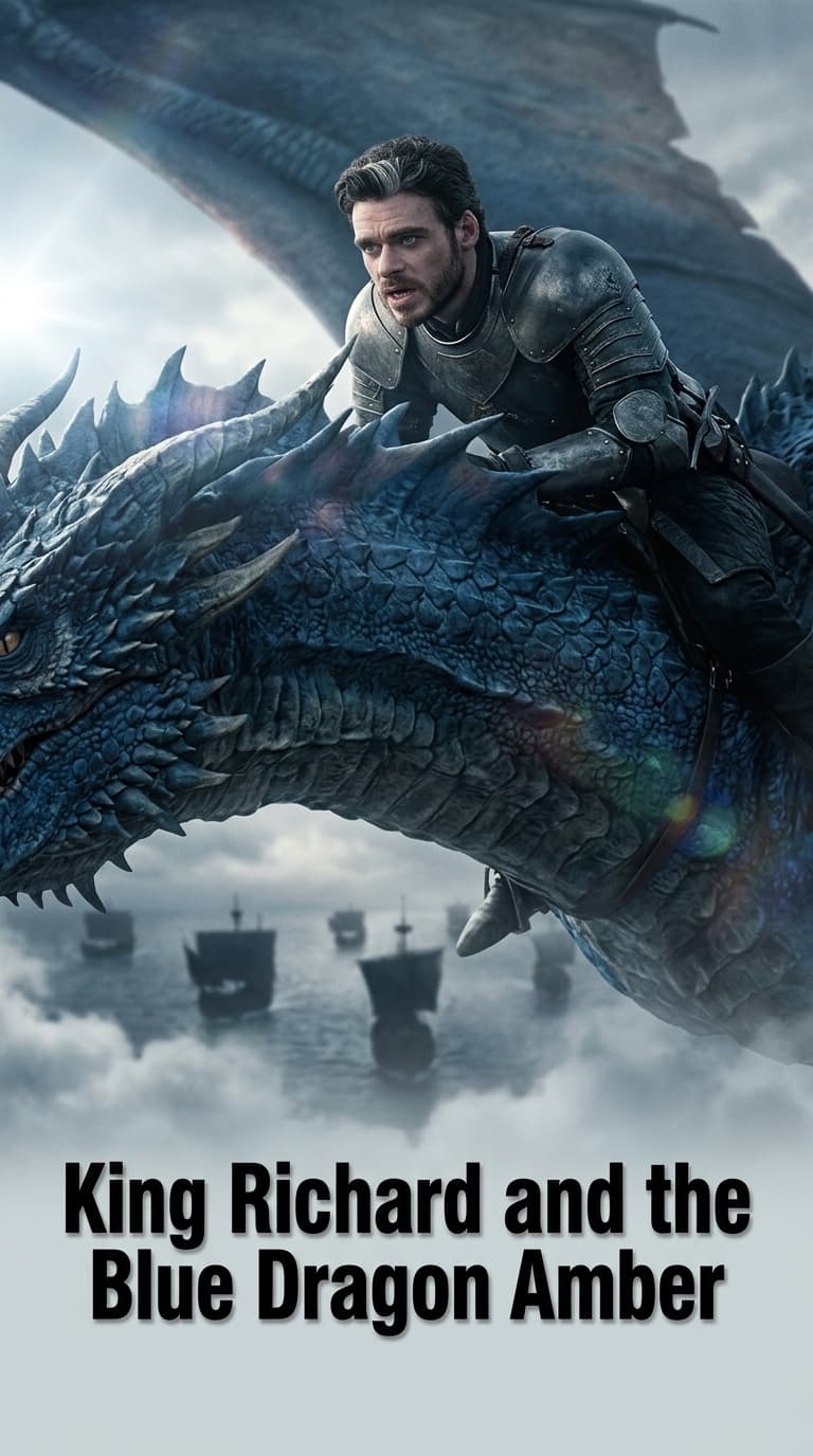 King Richard and the Blue Dragon Amber