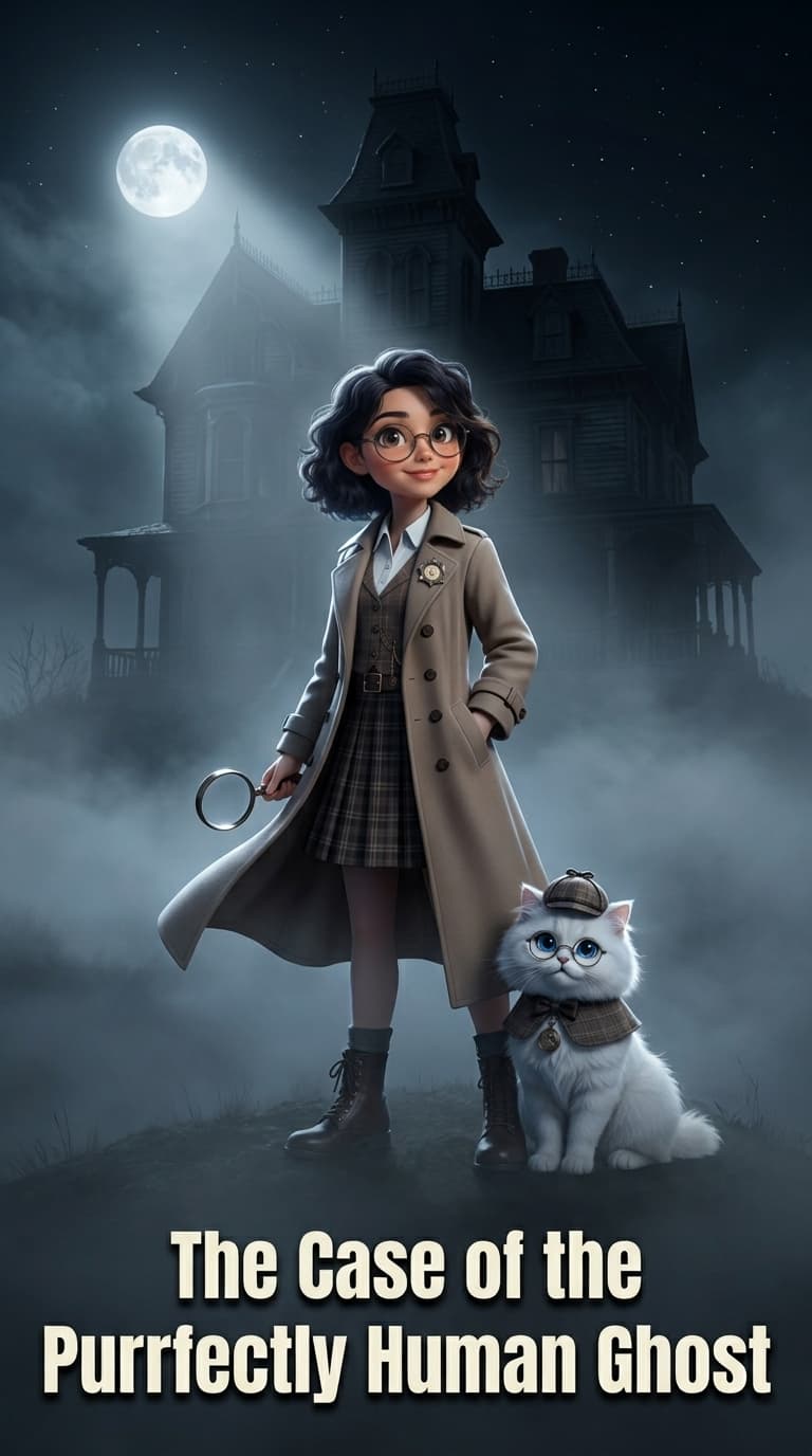 The Case of the Purrfectly Human Ghost