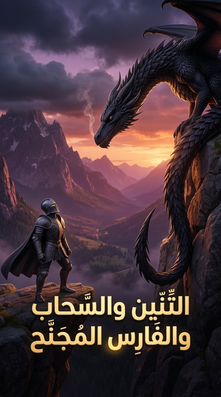 التنين والسحابة والفارس المجنح