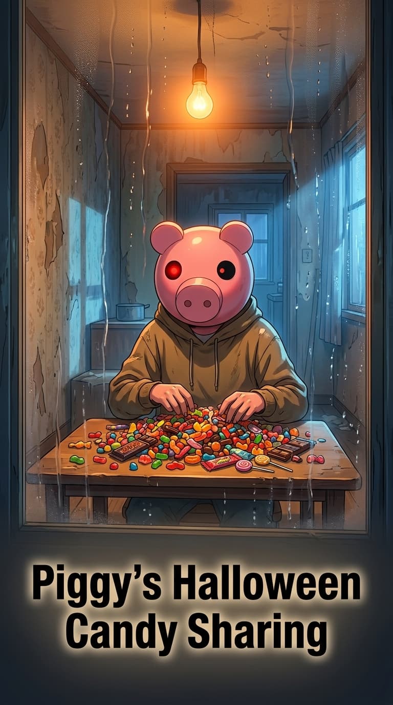 Piggy's Halloween Candy Sharing