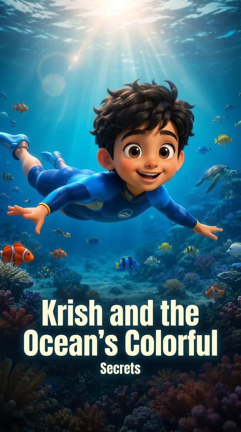 Krish and the Ocean's Colorful Secrets