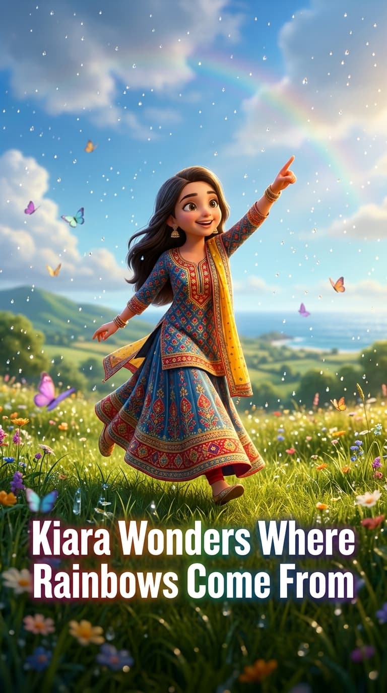 Kiara Wonders Where Rainbows Come From
