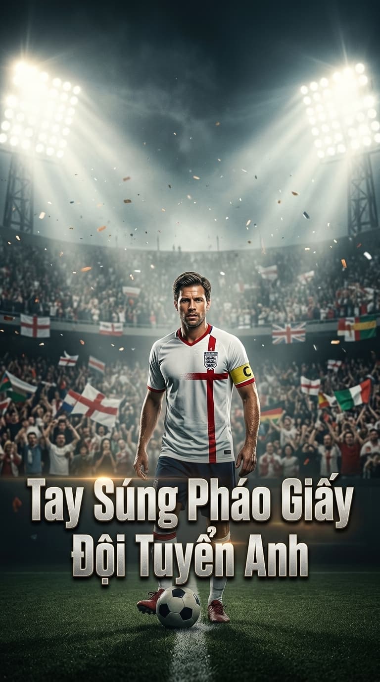 Tay Súng Pháo Giấy Đội Tuyển Anh