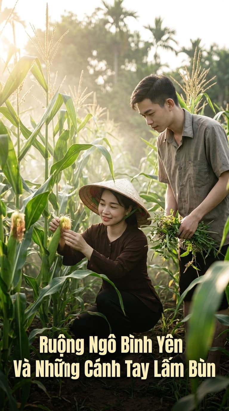 Ruộng Ngô Bình Yên Và Những Cánh Tay Lấm Bùn
