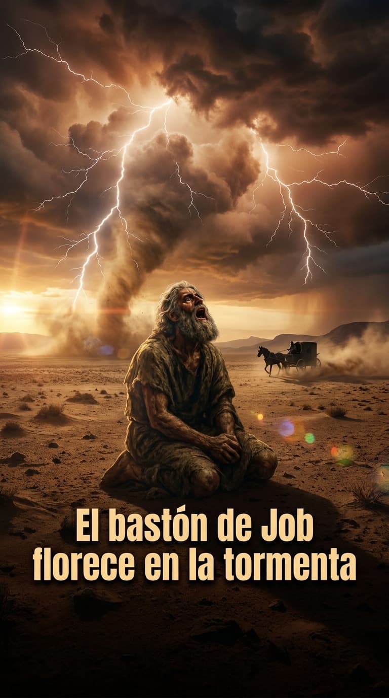 El bastón de Job florece en la tormenta