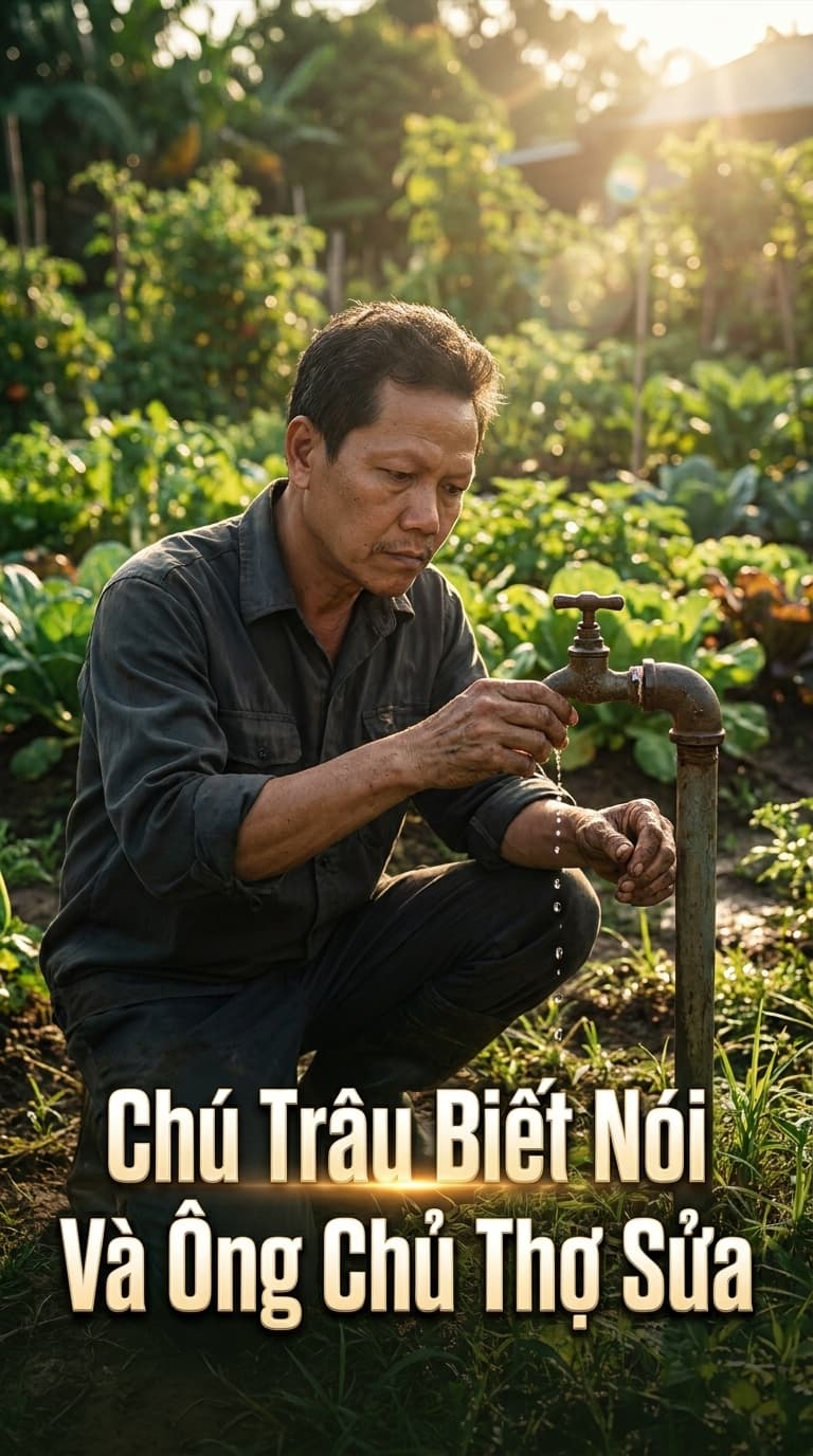 Chú Trâu Biết Nói Và Ông Chủ Thợ Sửa