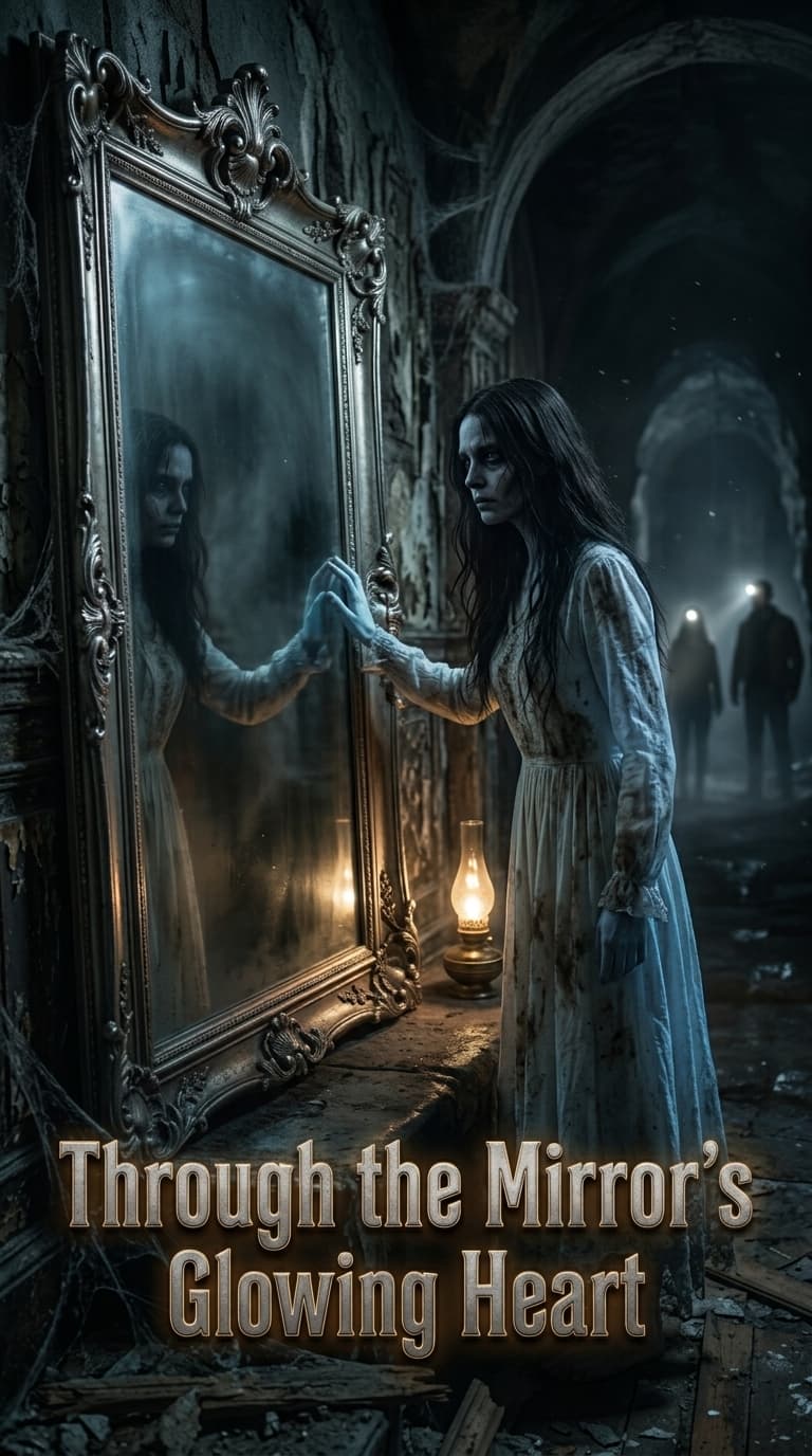 Through the Mirror's Glowing Heart