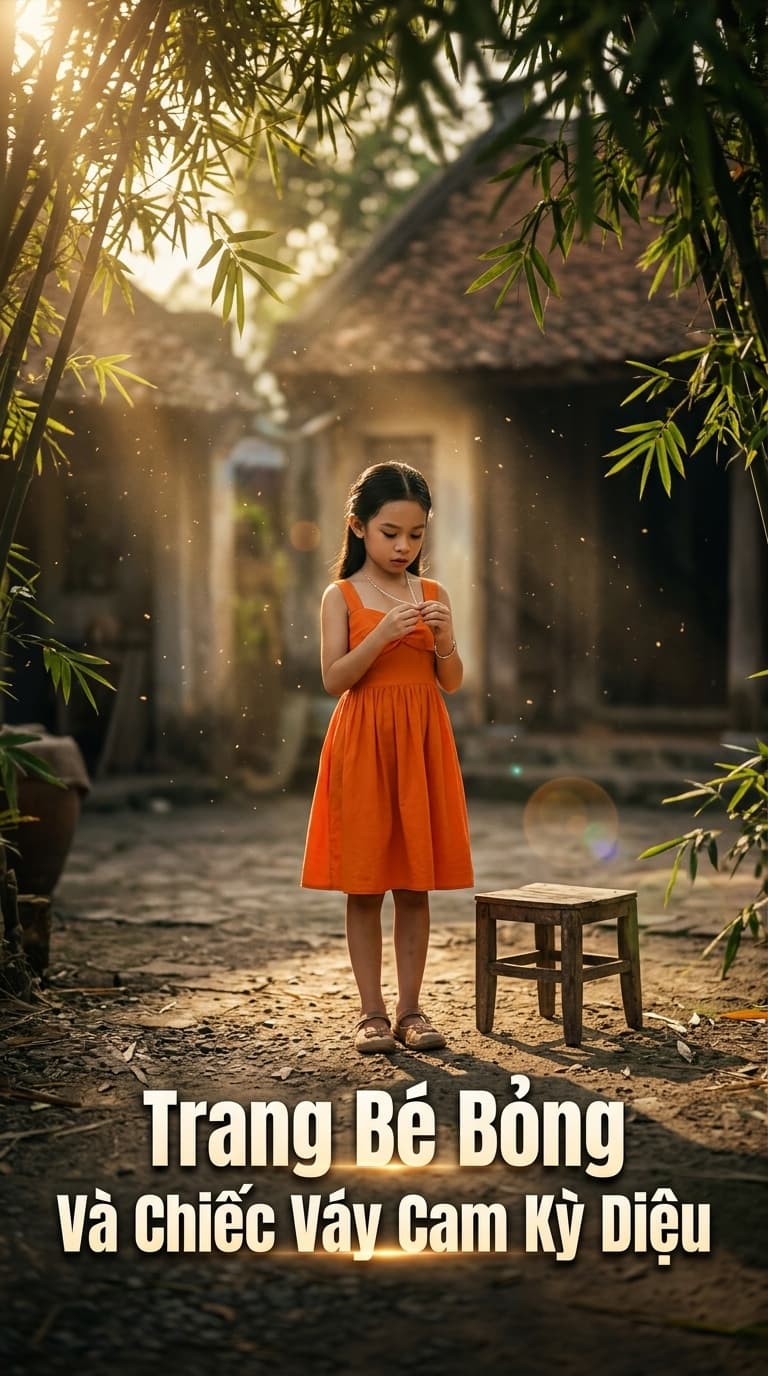 Trang Bé Bỏng Và Chiếc Váy Cam Kỳ Diệu