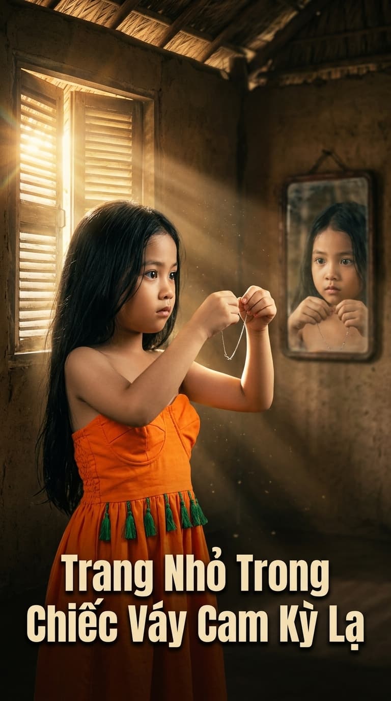 Trang Nhỏ Trong Chiếc Váy Cam Kỳ Lạ
