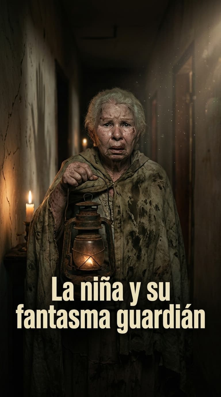 La niña y su fantasma guardián