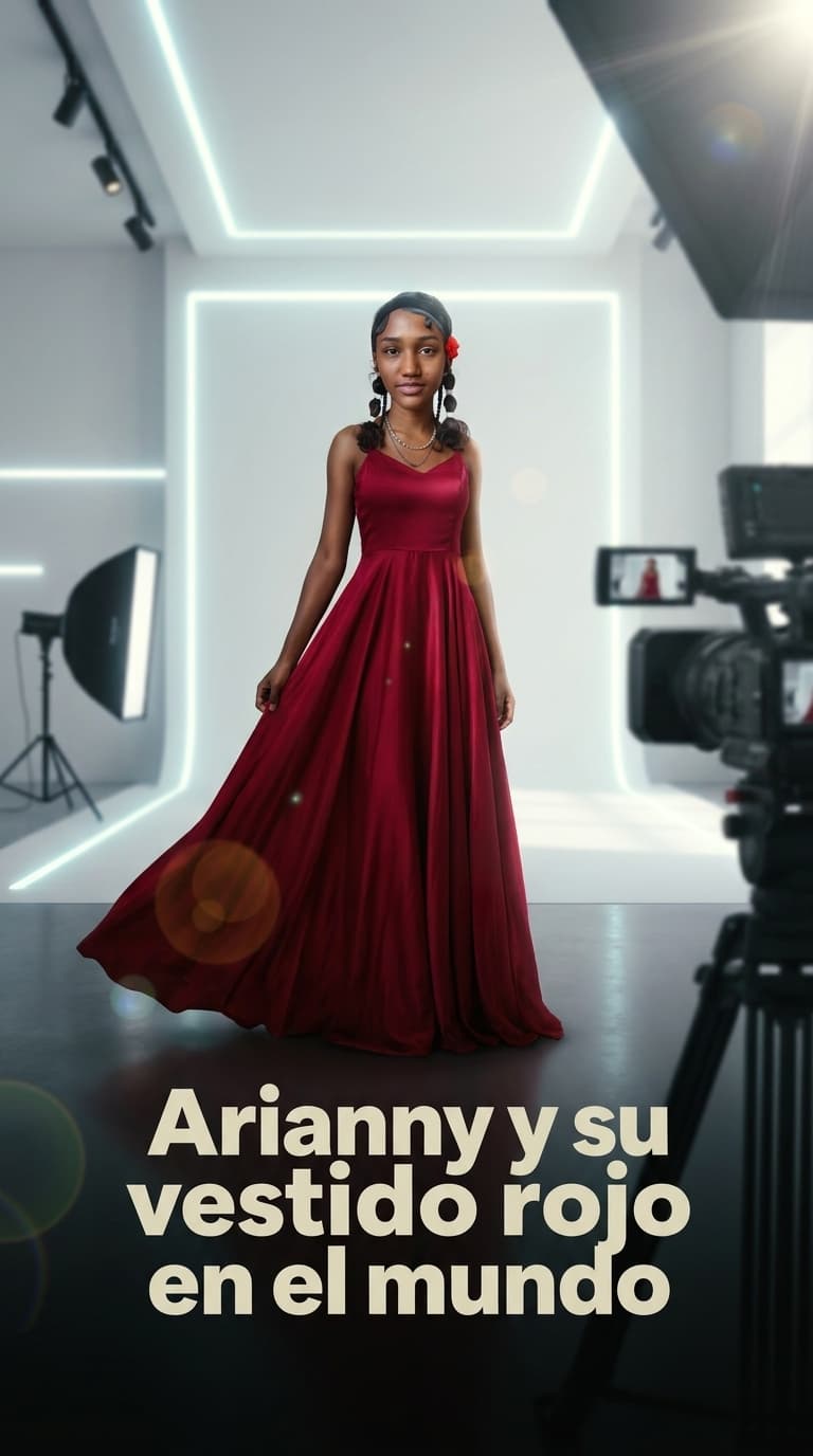 Arianny y su vestido rojo en el mundo