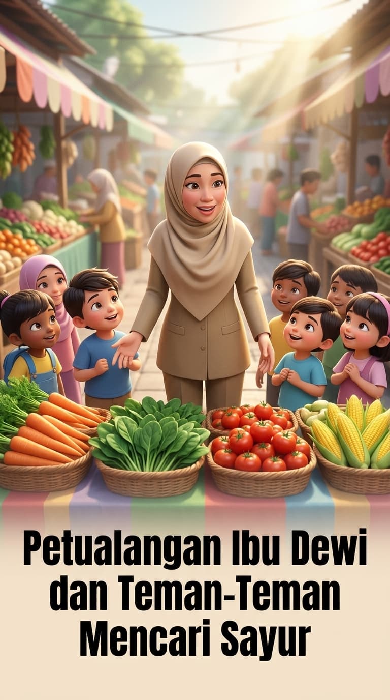 Petualangan Ibu Dewi dan Teman-Teman Mencari Sayur