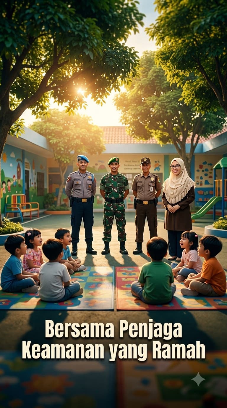 Bersama Penjaga Keamanan yang Ramah