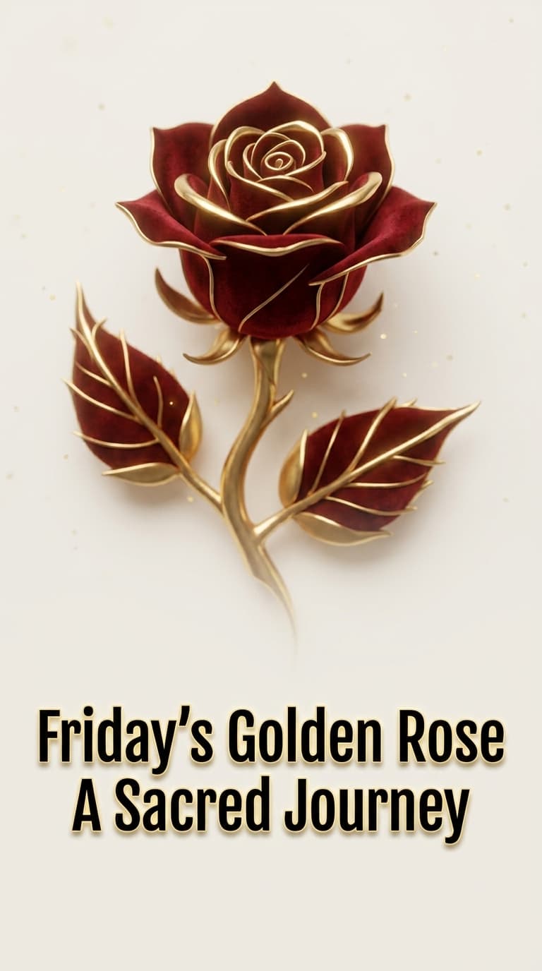 Friday's Golden Rose A Sacred Journey